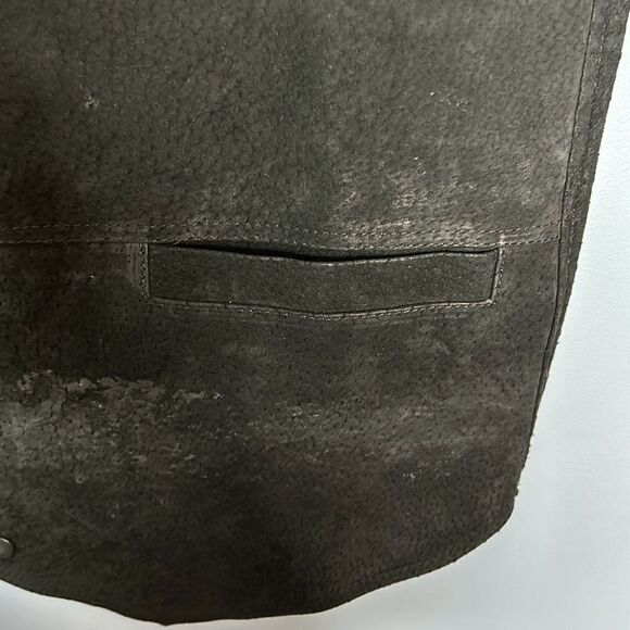 NRA Leather Vest Concealed Pocket Men’s Medium - Picture 4 of 8